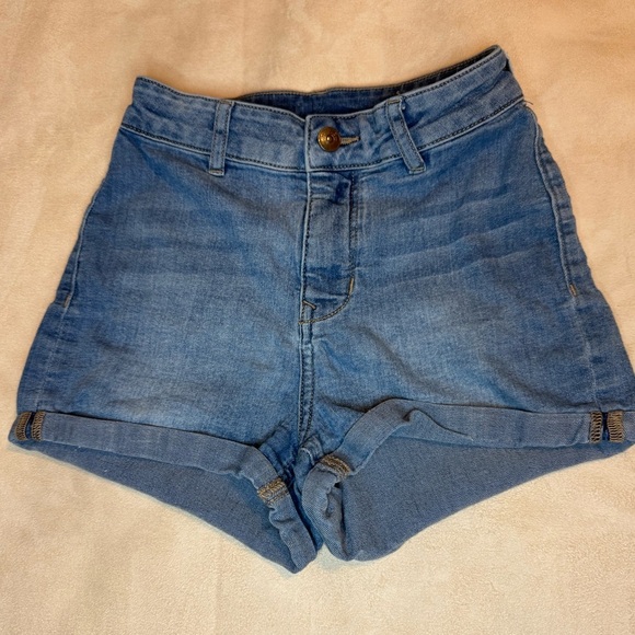 Divided Light Blue Jean Shorts - Picture 1 of 4
